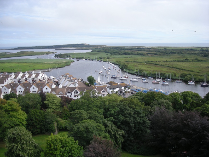 Christchurch Harbour seen from the Priory steeple