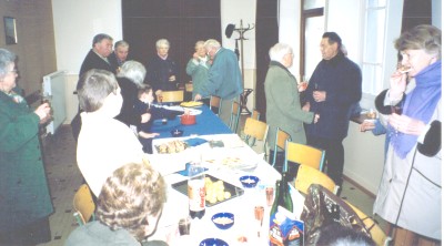 We also offered a birthday aperitif to some people on the Sunday after church.